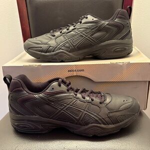 New Women’s Asics Black Gel-TRX Wide Shoes Size 11 1/2 2E Gel Cushion Comfort